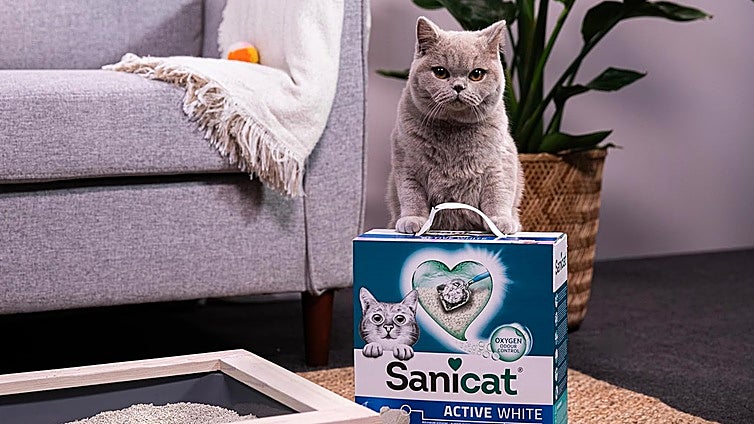 No te pierdas la nueva gama de arenas minerales para gatos de Sanicat