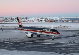 Donald Trump Jr. visitó Groenlandia una semana antes de la investidura de su padre como presidente de Estados Unidos.