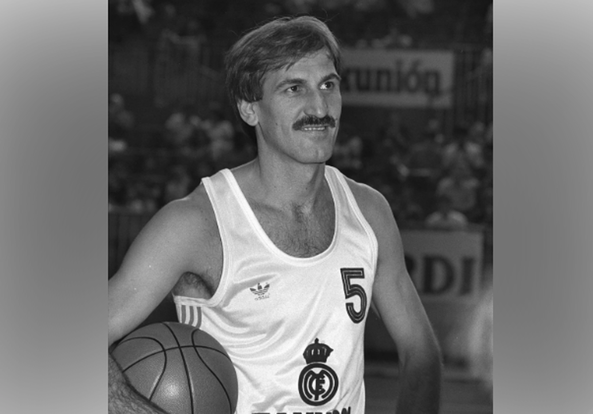 Drazen Dalipagic, durante su etapa en el Real Madrid.