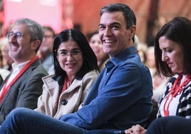 El presidente del Gobierno, Pedro Sánchez, en el 15º Congreso del PSOE de Canarias