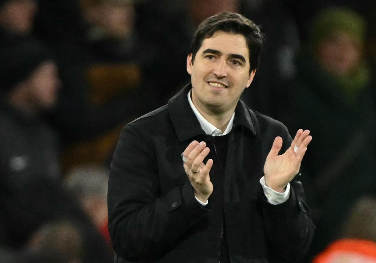 Andoni Iraola, entrenador del Bournemouth.