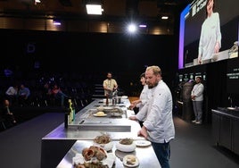 Chiara Pavan y Francesco Brutto, durante su ponencia en Madrid Fusión Alimentos de España.