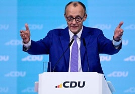 Friedrich Merz, presidente de la opositora Unión Cristianodemócrata (CDU) y candidato a canciller alemán.