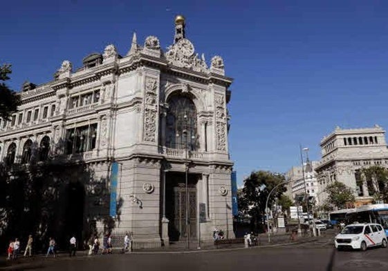 Fachada del Banco de España.