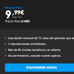 Suscríbete ya a Movistar Plus +