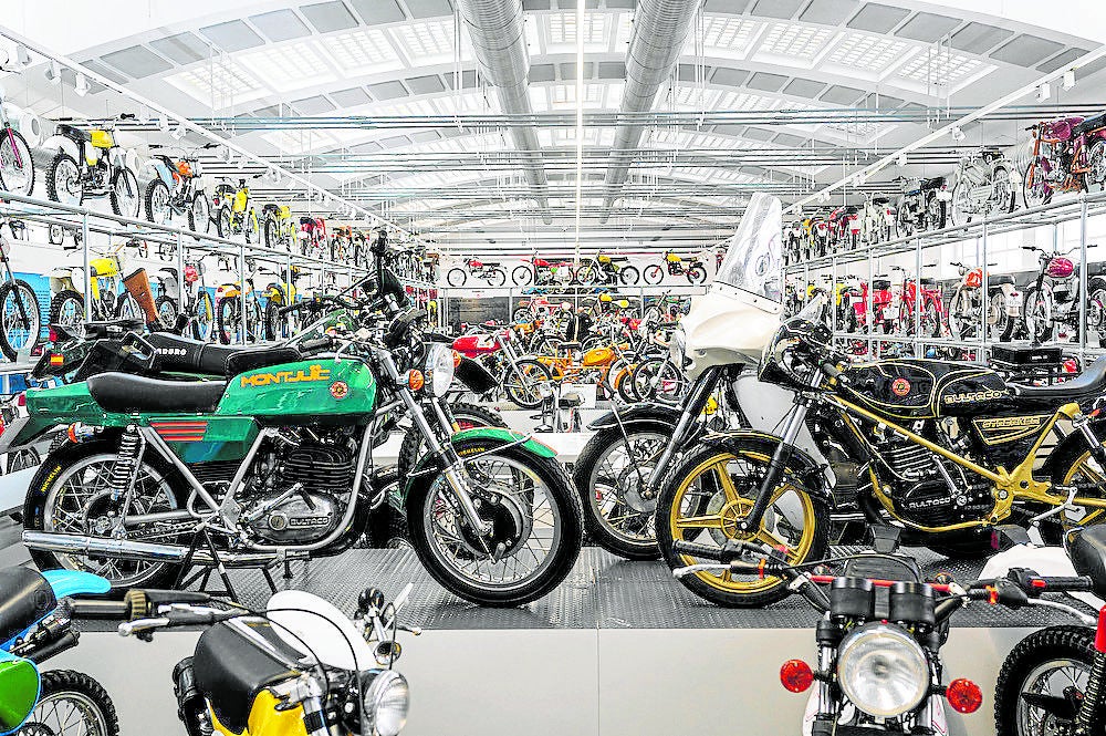 Exposición permanente con más de 300 motos.