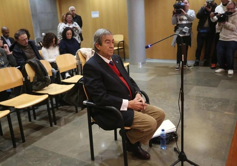 El fundador de Foro Asturias, Francisco Álvarez-Cascos, durante el juicio.