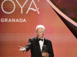 El actor Richard Gere recibe el Goya Internacional