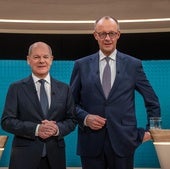 Scholz defiende su gestión y Merz se aleja de la ultraderecha en el primer debate electoral en Alemania