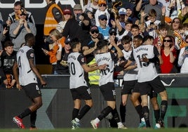 El Valencia continúa con su escalada y complica al Leganés