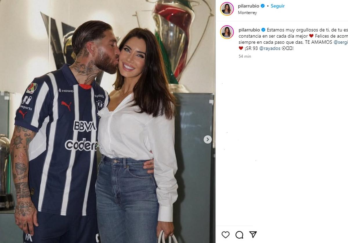 Sergio Ramos y Pilar Rubio.