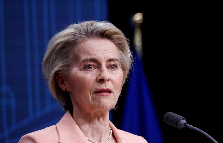 La presidenta de la Comisión Europea, Ursula von der Leyen.