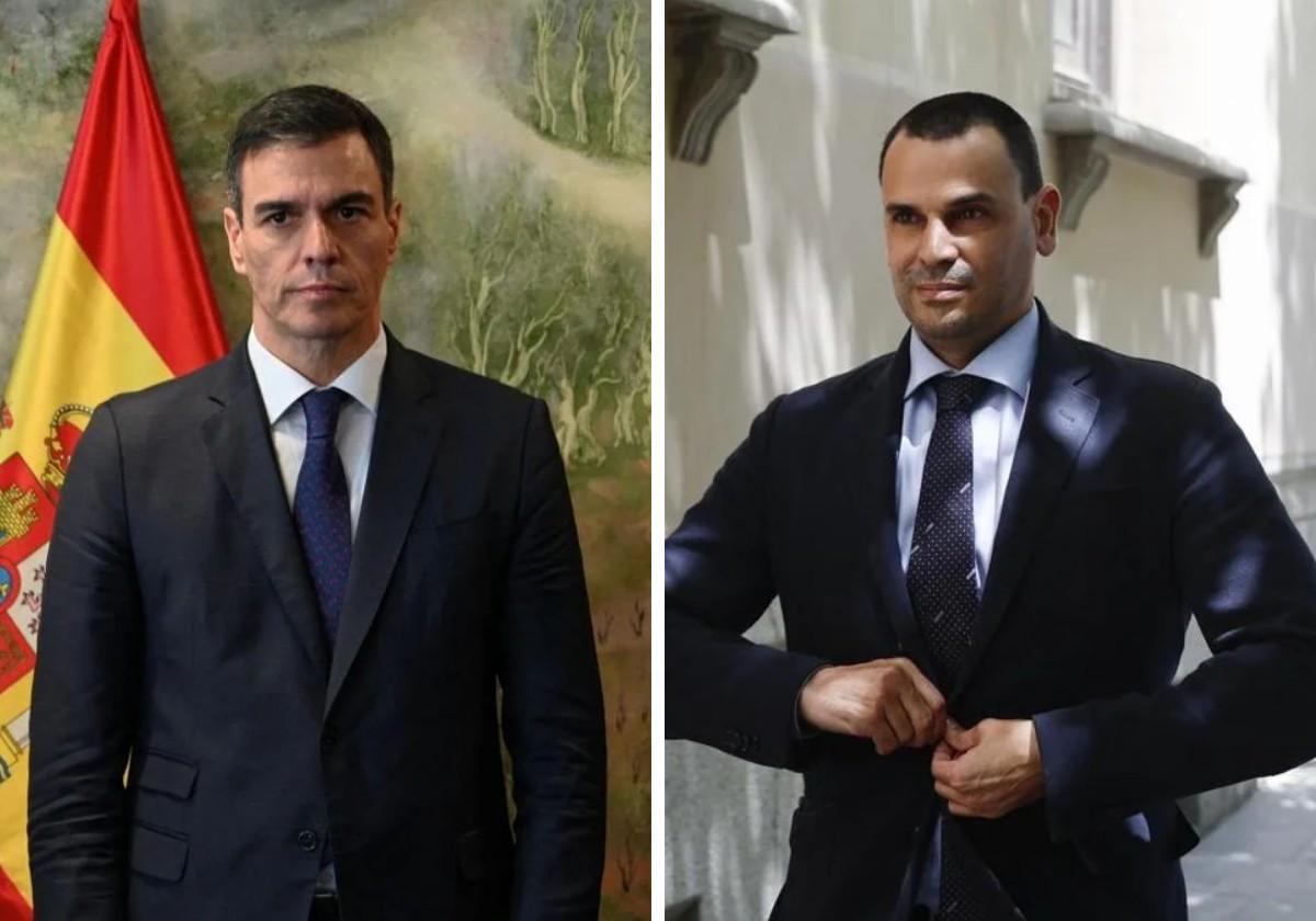 Pedro Sánchez y Alberto González Amador.