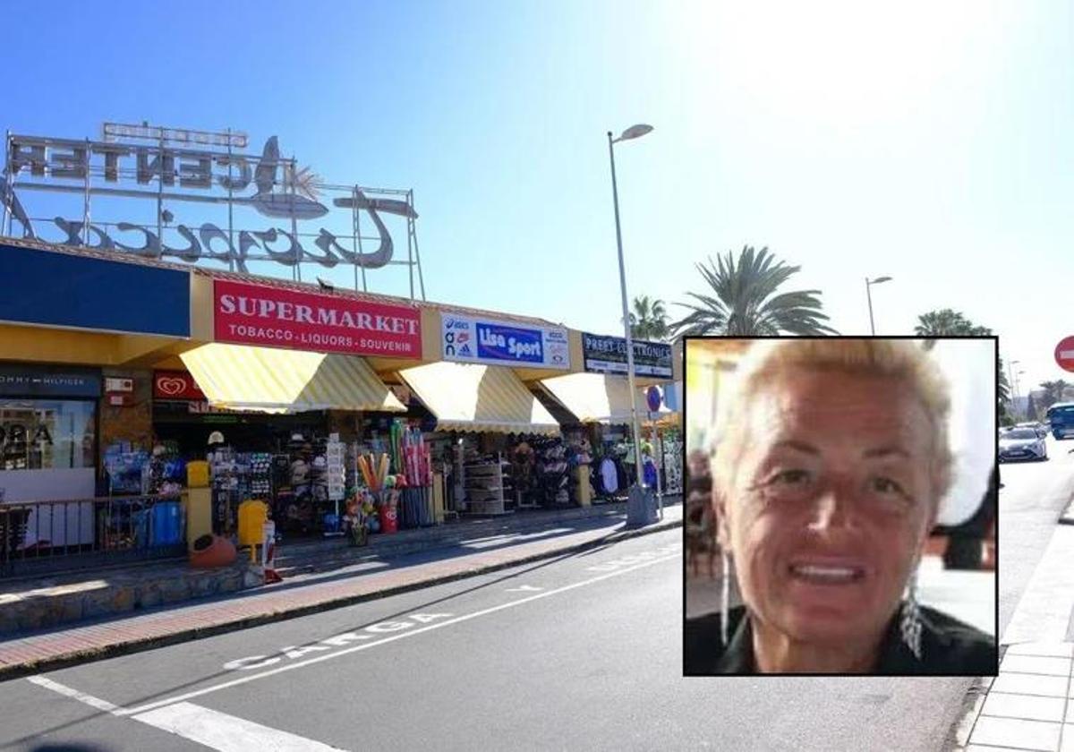 El centro comercial de Playa del Inglés y el supermercado donde el detenido aseguró haber arrojado estos de María Dolores.