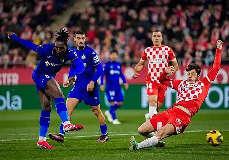 Girona, nueva conquista a domicilio de un Getafe que se aleja del descenso