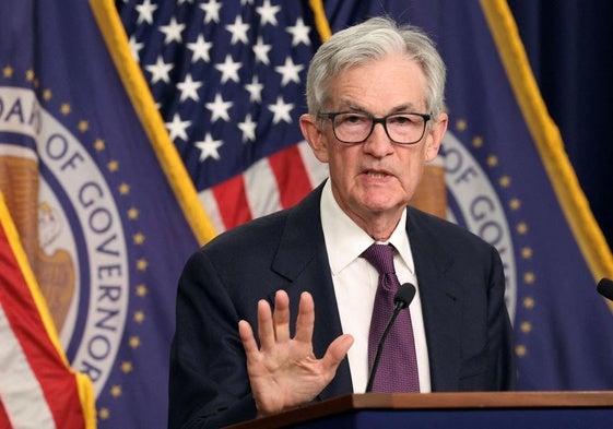 El presidente de la Reserva Federal de EE.UU., Jerome Powell