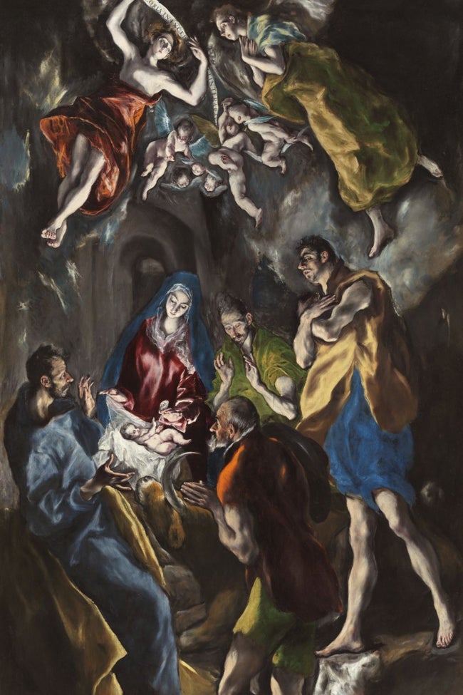 'La Adoración de los Pastores'. El Greco.