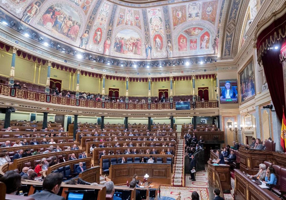 El Congreso de los Diputados durante un pleno.