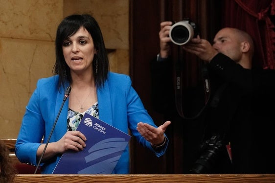 La diputada de Alianza Catalana, Silvia Orriols