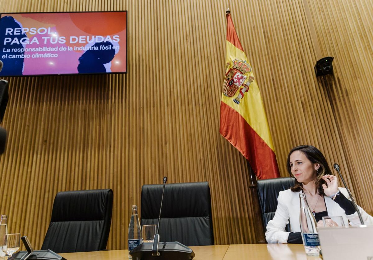 La secretaria general de Podemos, Ione Belarra