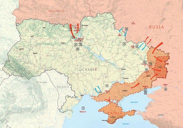 El mapa de la guerra de Ucrania: 15 momentos para entender por qué los rusos están más fuertes que nunca
