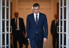 El presidente del Gobierno, Pedro Sánchez