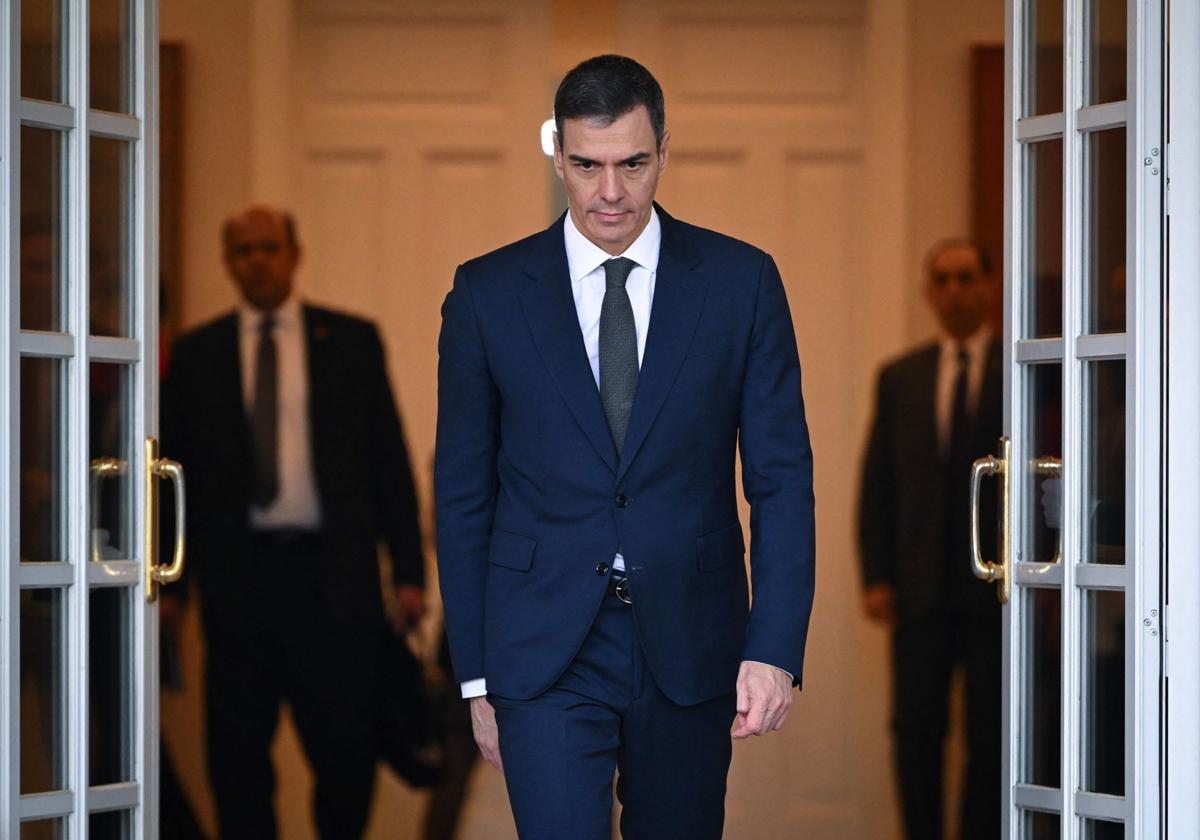 El presidente del Gobierno, Pedro Sánchez