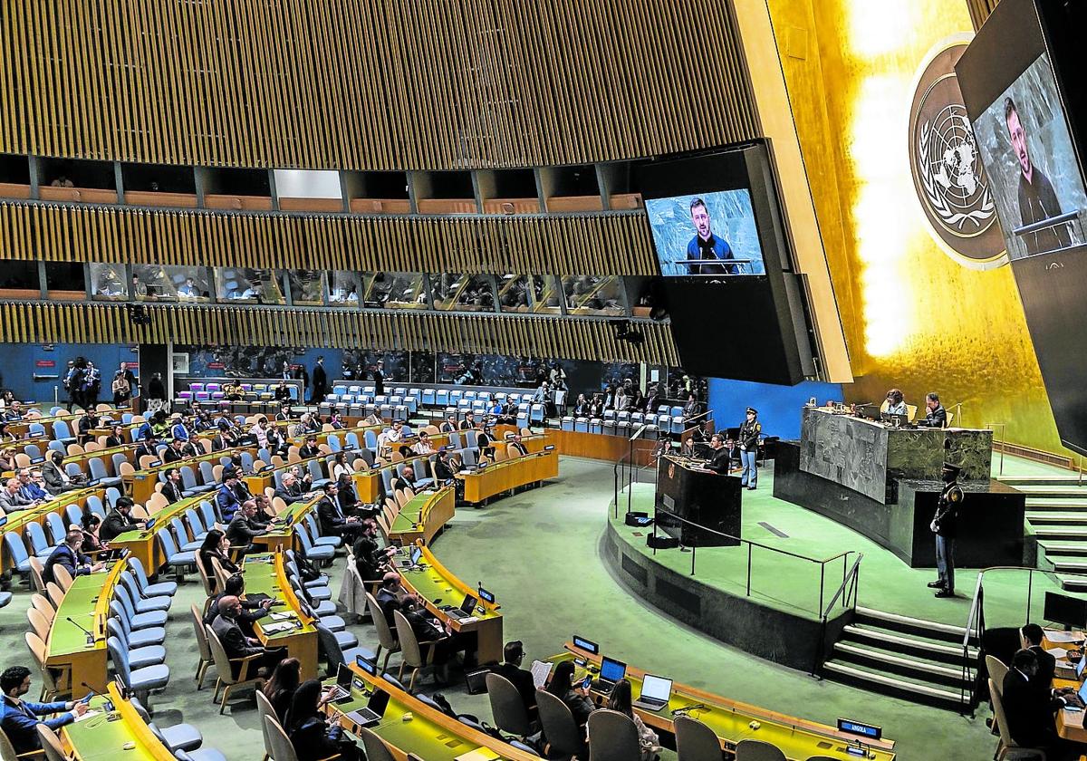 La ONU se convertirá en campo de batalla para las divergentes propuestas de paz de Europa y Estados Unidos.