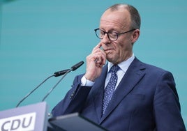 Friedrich Merz, ganador de la elecciones del domingo en Alemania.