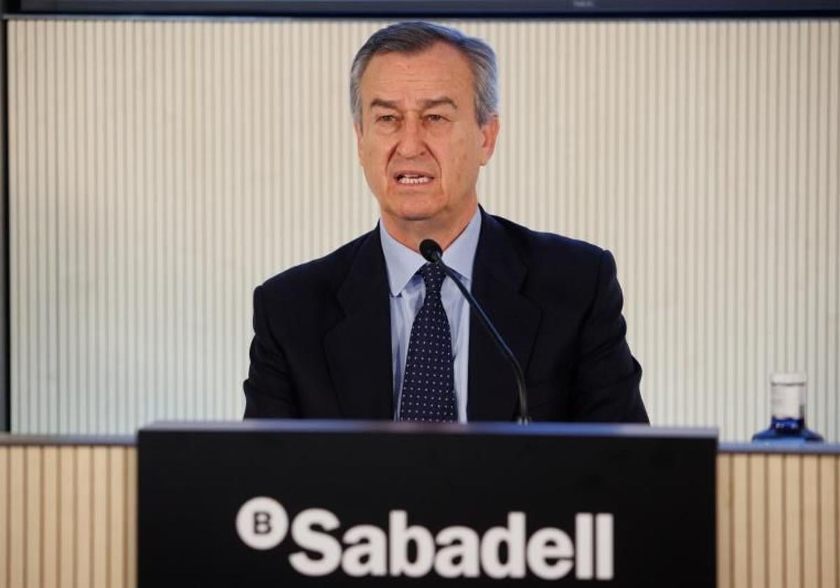 El consejero delegado de Banco Sabadell, César González-Bueno.