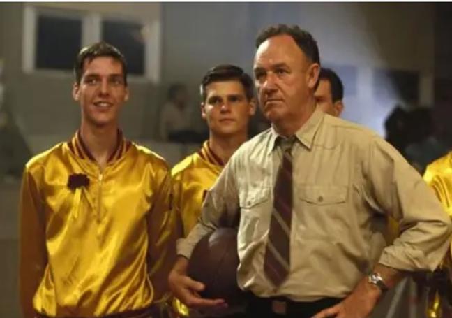 Gene Hackman en 'Hoosiers: Más que ídolos'.