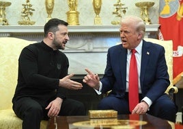 Volodymyr Zelensky y Donald Trump