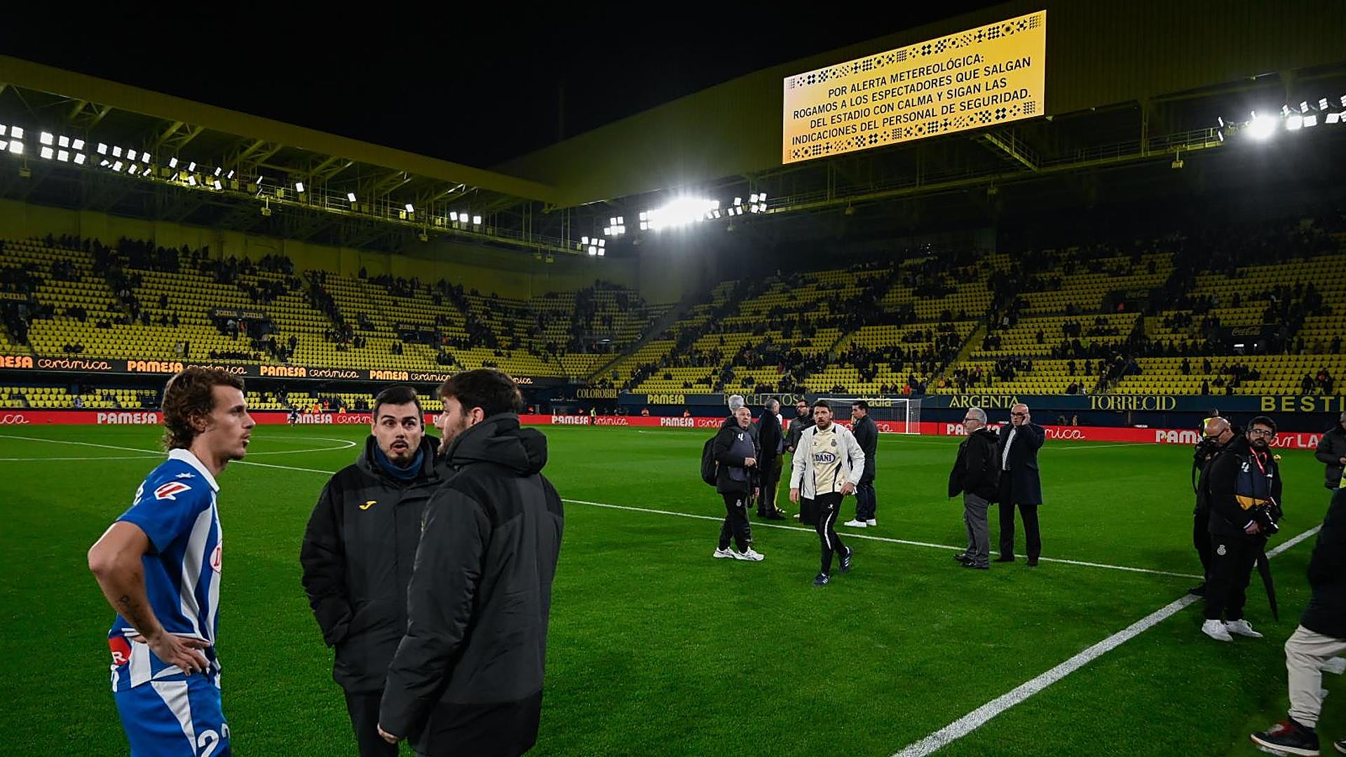 Villarreal vs. Espanyol Match Suspended Due to Rain Alert in Castellón