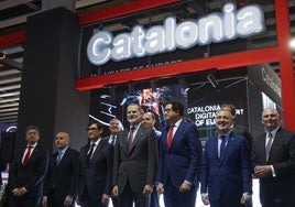 El rey es recibido por Illa en el estand de Cataluña, algo que no ocurría desde 2017.