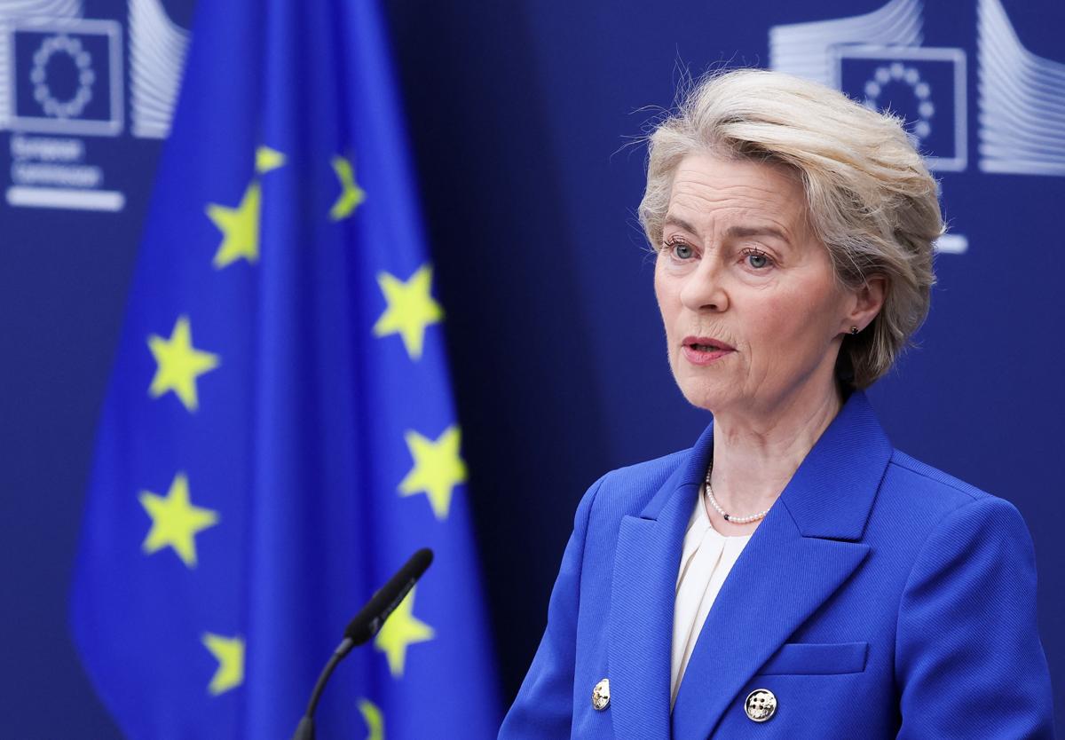 Ursula von der Leyen, presidenta de la Comisión Europea.