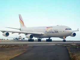 Avión de la aerolínea Plus Ultra.