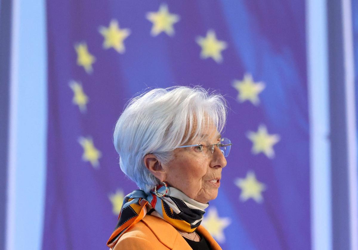 Christine Lagarde, presidenta del BCE.