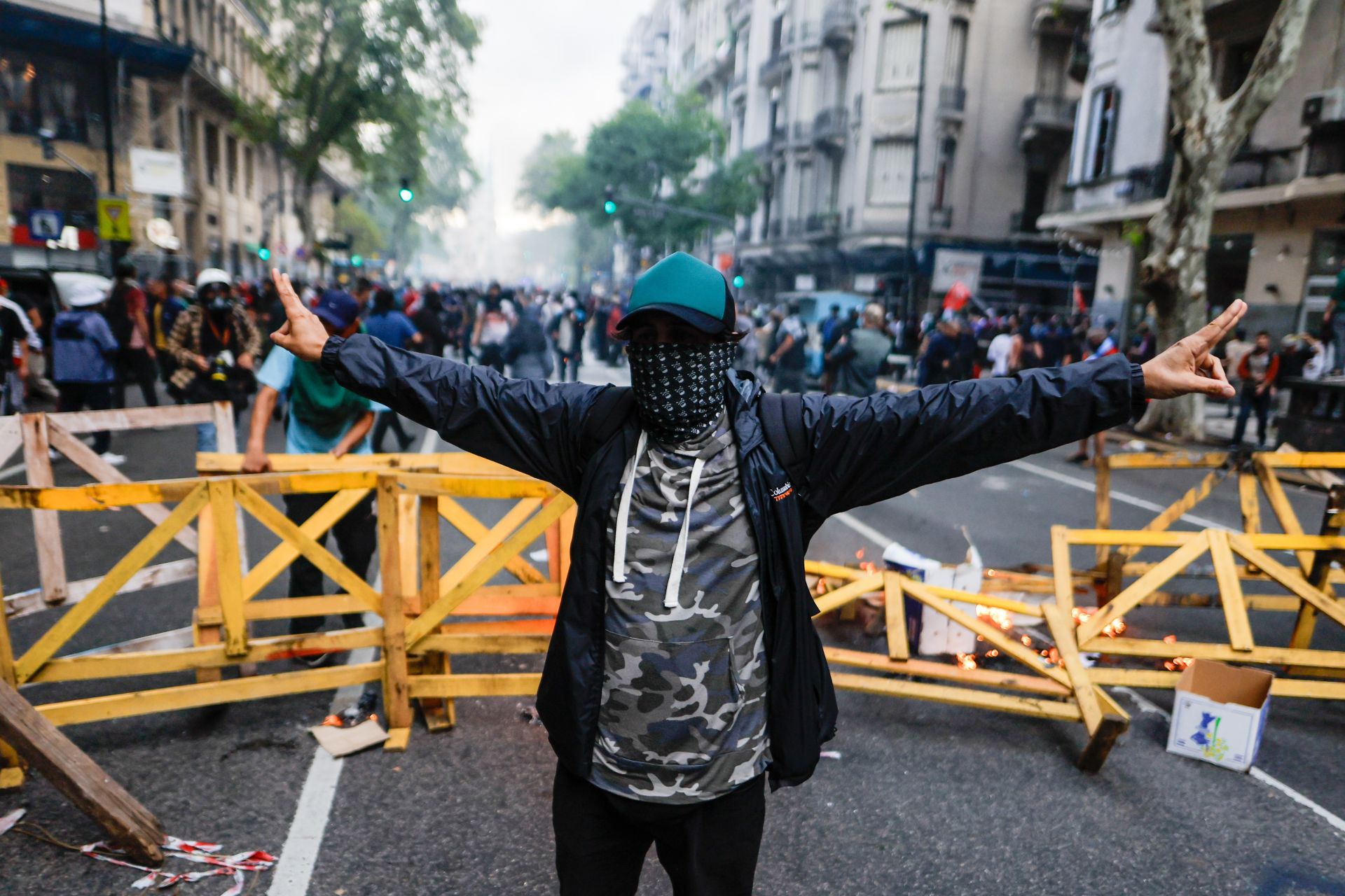 Las imágenes de la protesta en Argentina