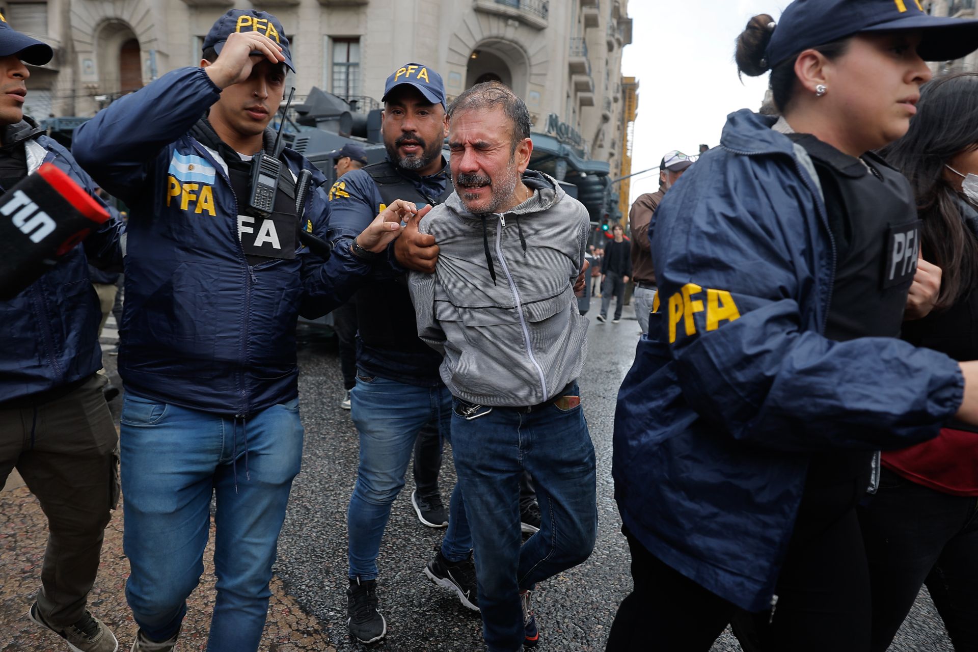 Las imágenes de la protesta en Argentina