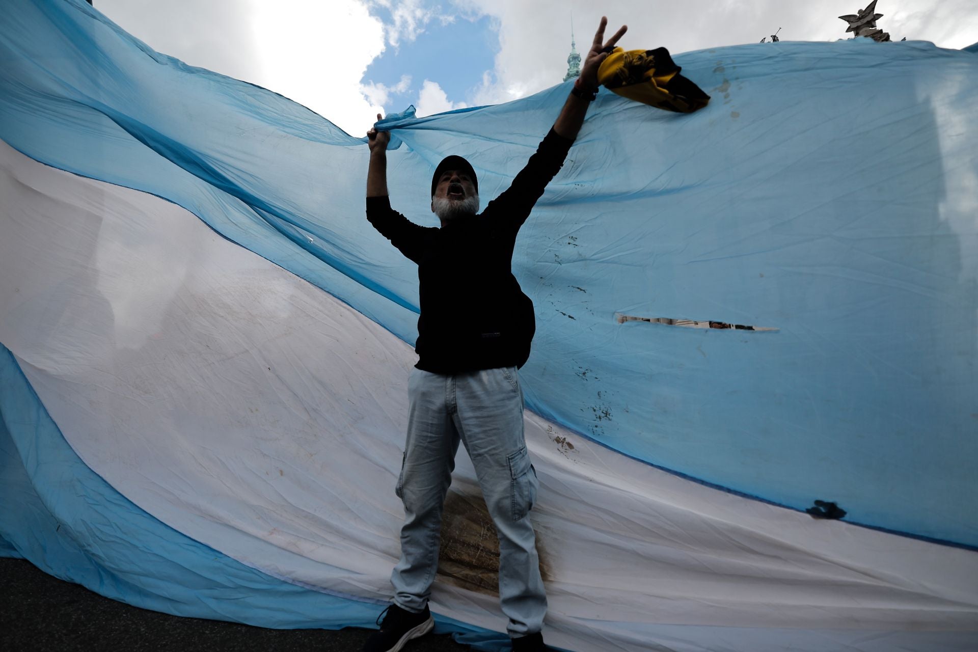 Las imágenes de la protesta en Argentina