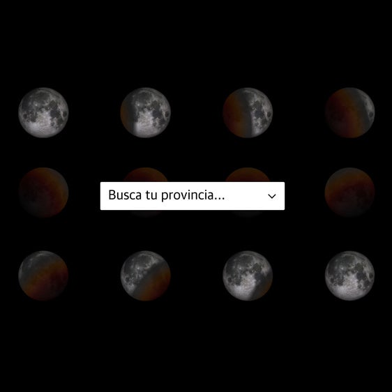 Comprueba dónde puedes ver el eclipse de luna de sangre según dónde vivas