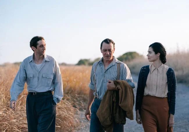 Enric Auquer, Roger Casamajor y Loreto Mauleón en 'La buena letra'.