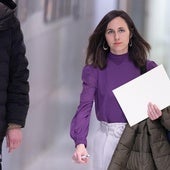 Ione Belarra, líder de Unidas Podemos, en el Congreso