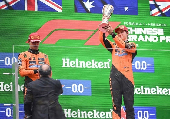 Piastri y Norris le dan el doblete a McLaren en China