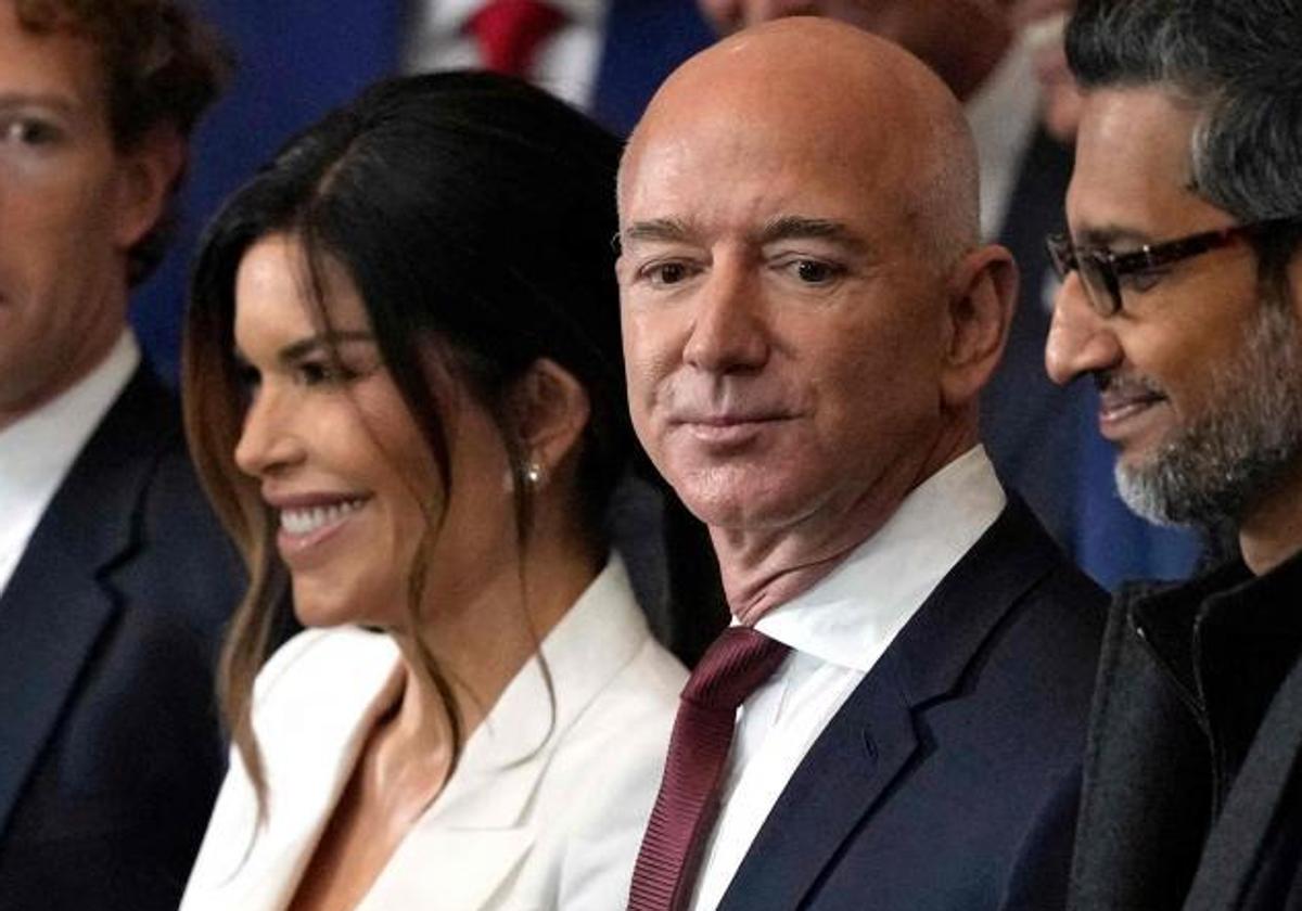 Jeff Bezos y Lauren Sánchez