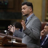 Gabriel Rufián, en el Congreso de los Diputados
