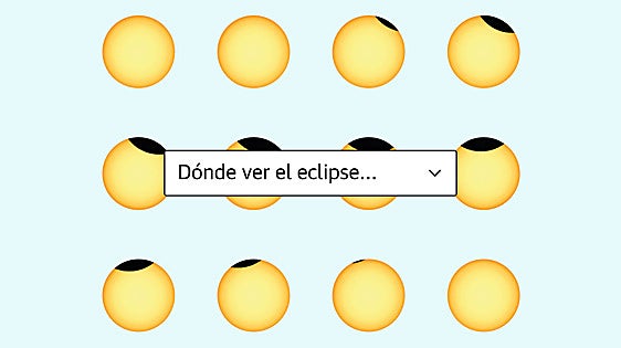 Eclipse solar en España: comprueba dónde y cómo verlo según dónde vivas