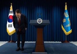 El expresidente surcoreano Yoon Suk-yeol.