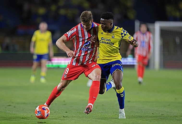 El tanto agónico de Las Palmas que mata las opciones de Liga del Atlético