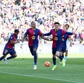 Remontada de campeonato del Barça ante el Celta